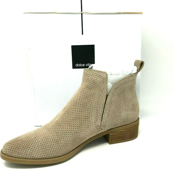Dolce Vita Shoes - Dolce Vita Tivon Perforated Booties SZ 8 Taupe